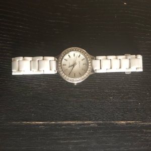 Women’s DKNY White Ceramic Watch